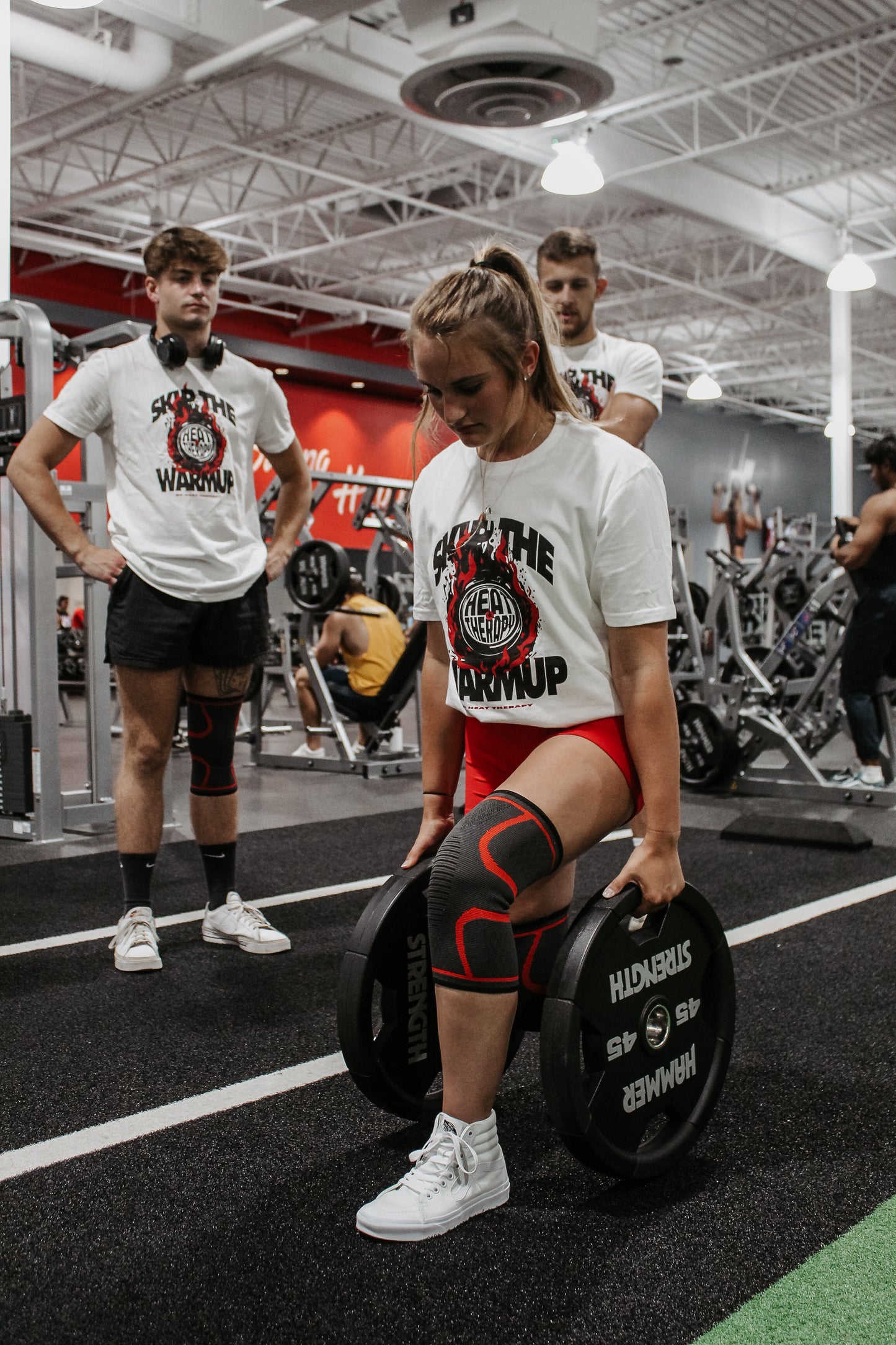 Skip the Warmup Tee – 100% Cotton Graphic Workout T-Shirt