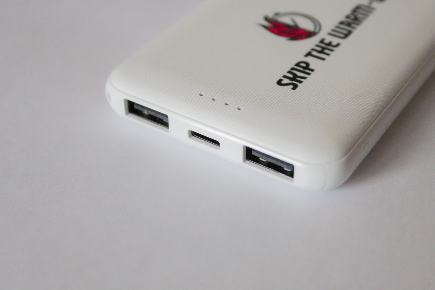 Skip the Warm-Up Portable Logo Power Bank