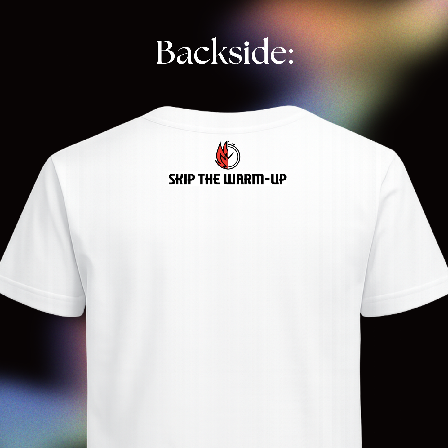 Skip the Warmup Tee – 100% Cotton Graphic Workout T-Shirt