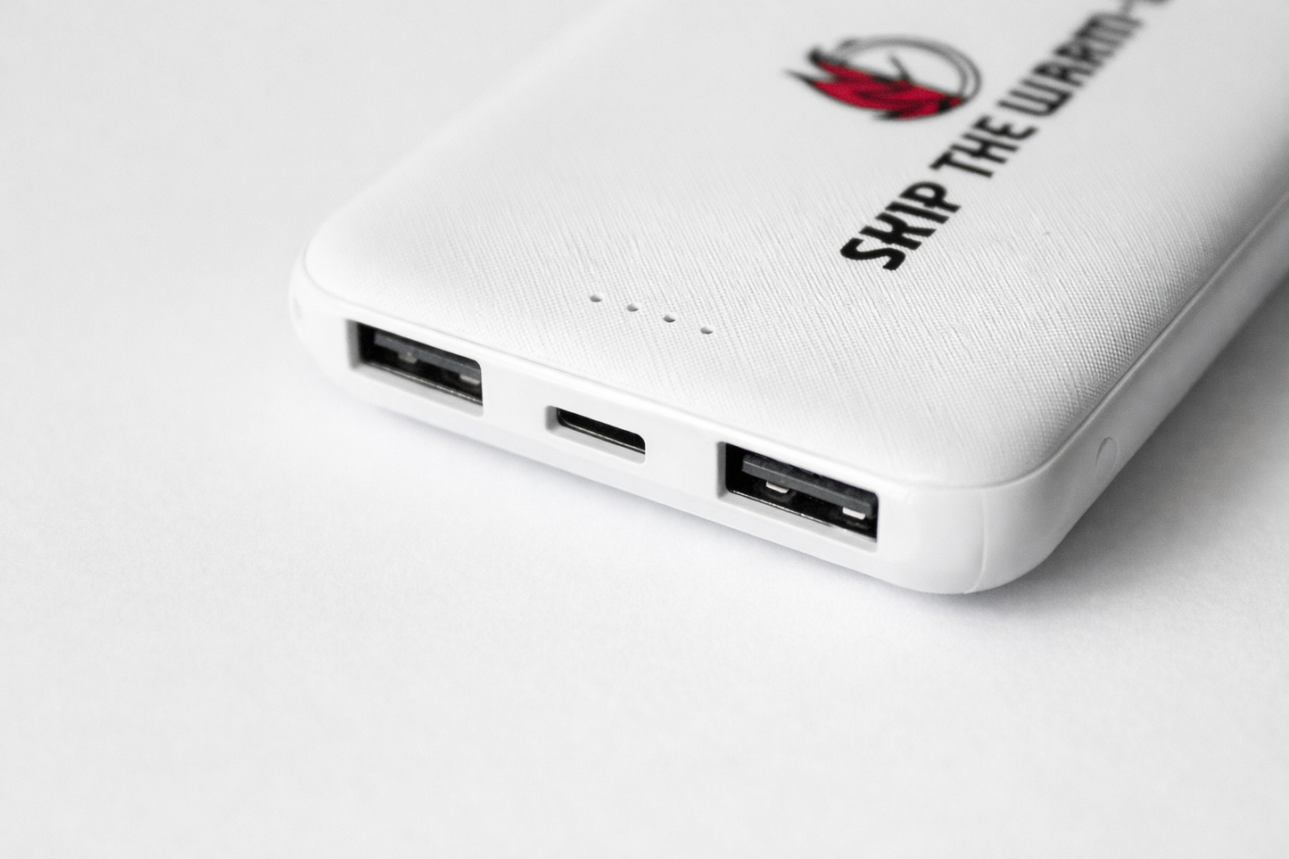 Skip the Warm-Up Portable Logo Power Bank