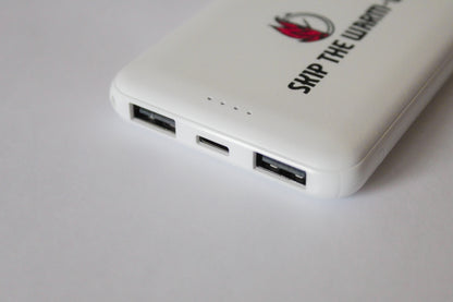 Skip the Warm-Up Portable Logo Power Bank